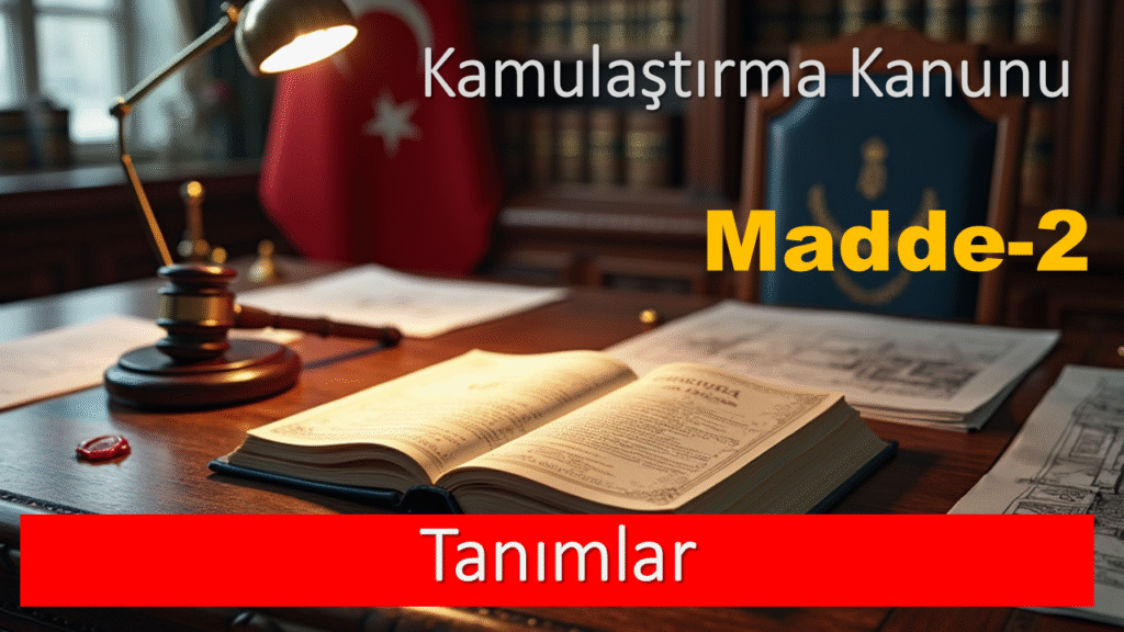 Kamulaştırma Kanunu Madde 2