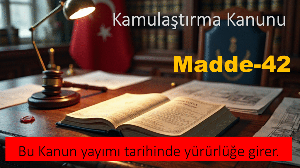 Kamulaştırma Kanunu Madde 42